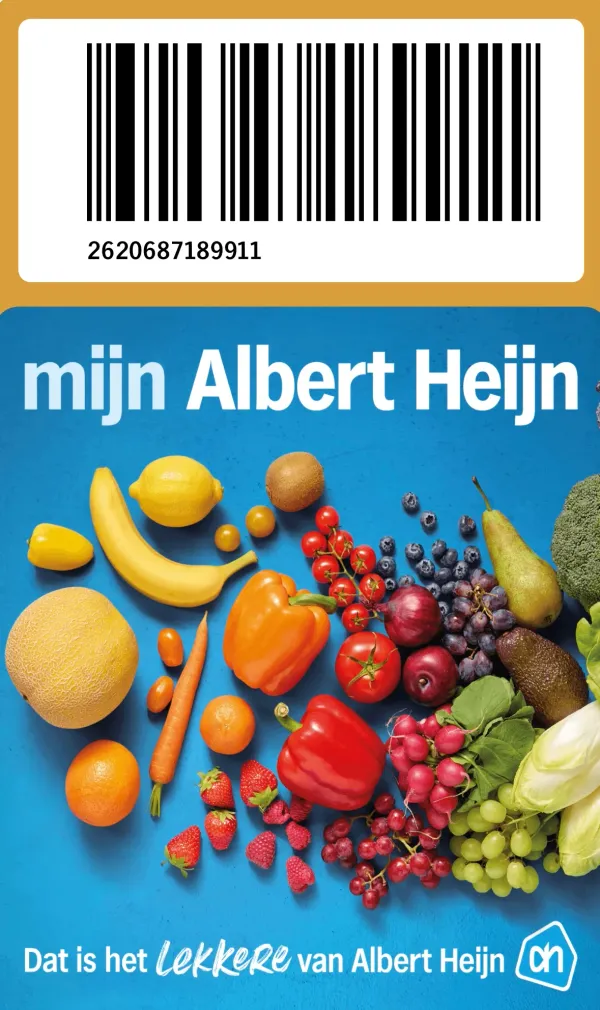 Albert Heijn Bonuskaart scanbare barcode